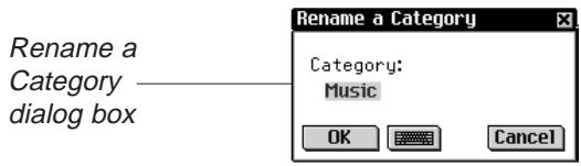 FRANKLIN EBM-911 - Renaming a Category - 1