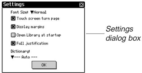 FRANKLIN EBM-911 - Changing the Settings - 1