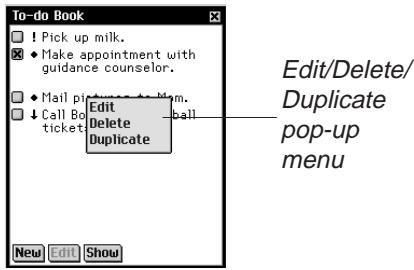 FRANKLIN EBM-911 - Editing Entries - 1