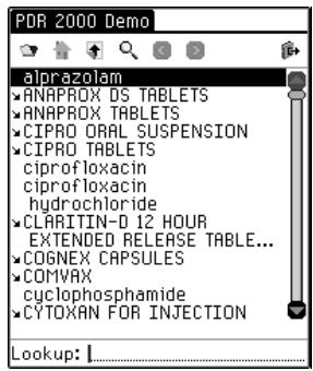 FRANKLIN EBM-911 - List View - 2
