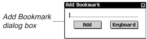 FRANKLIN EBM-911 - Using Bookmarks - 1