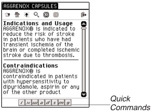 FRANKLIN EBM-911 - Quick Commands - 1