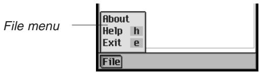 FRANKLIN EBM-911 - File Menu - 1