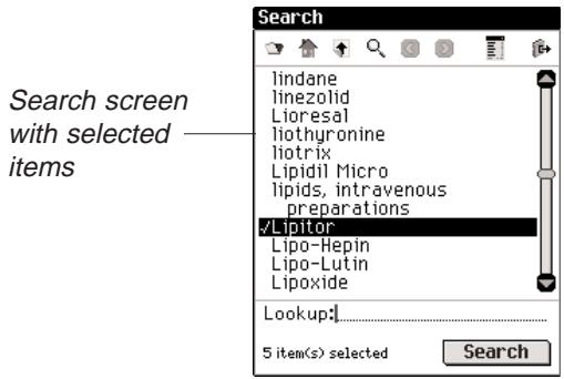 FRANKLIN EBM-911 - Searching from a List - 2