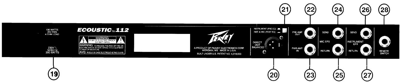 PEAVEY ECOUSTIC 112 - POWER SWITCH (Interruptor de corriente) (17) - 1