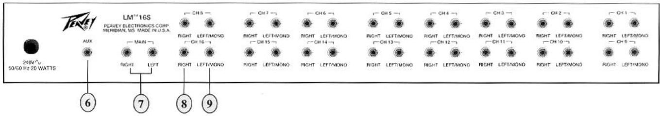 PEAVEY LM 8S - POWER SWITCH (Interrupteur d'alimentation) (5) - 1