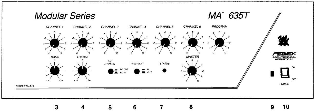 PEAVEY MA 635T - OPERATING INSTRUCTIONS - 3