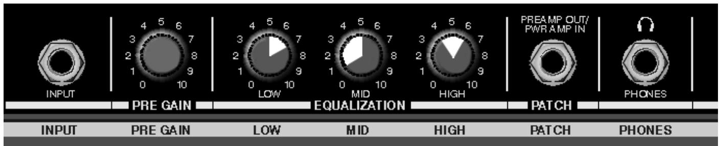 PEAVEY MINX 110 - TONE SETTINGS - 1