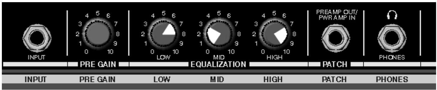 PEAVEY MINX 110 - TONE SETTINGS - 2