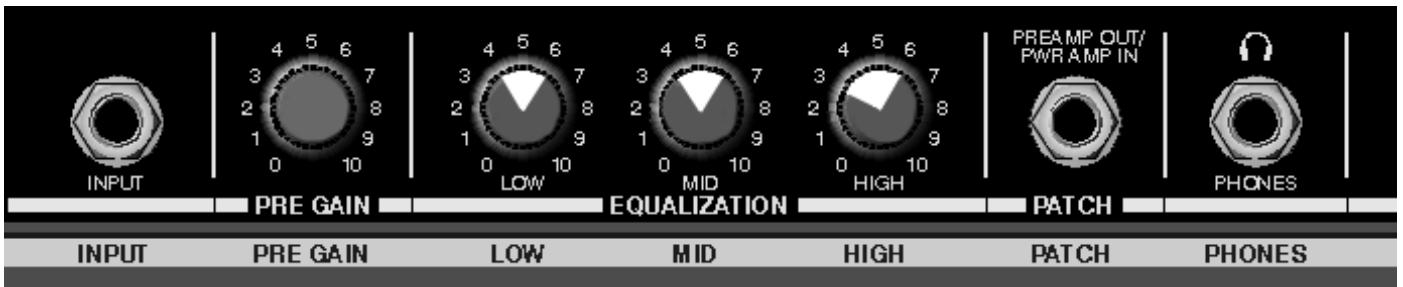 PEAVEY MINX 110 - TONE SETTINGS - 3