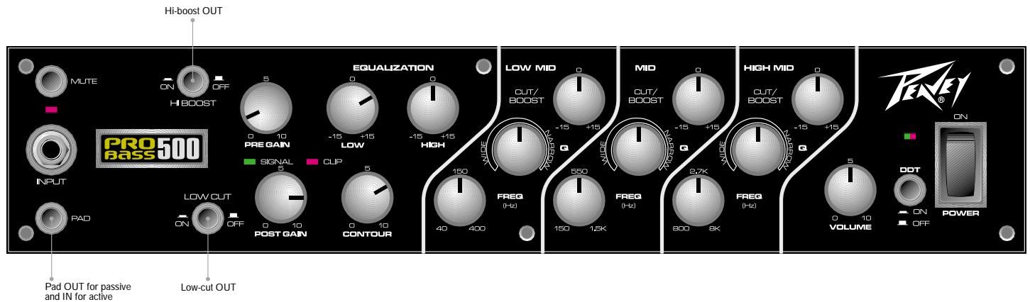 PEAVEY PROBASS 500 - Note: - 1