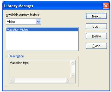 ULEAD VIDEOSTUDIO 10 PLUS - To use the Library Manager: - 2