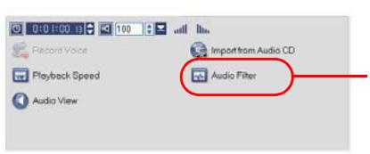 ULEAD VIDEOSTUDIO 10 PLUS - To apply audio filters: - 1
