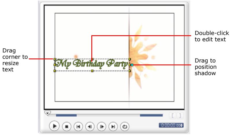 ULEAD VIDEOSTUDIO 10 PLUS - To apply a Theme template: - 4