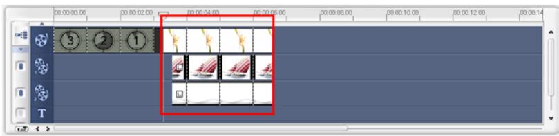 ULEAD VIDEOSTUDIO 10 PLUS - To insert clips in Ripple Editing mode: - 2
