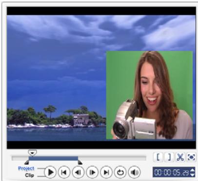 ULEAD VIDEOSTUDIO 10 PLUS - To specify Chroma Key settings to the current overlay clip: - 1