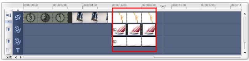 ULEAD VIDEOSTUDIO 10 PLUS - To insert clips in Ripple Editing mode: - 1