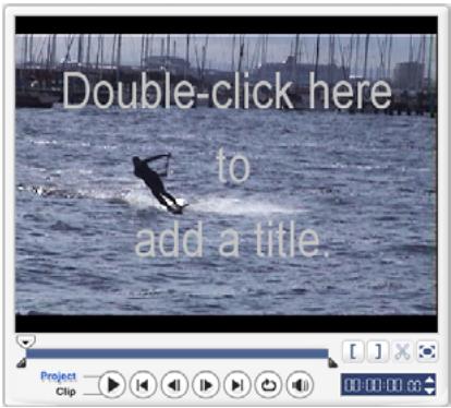 ULEAD VIDEOSTUDIO 10 PLUS - To add a single title: - 1