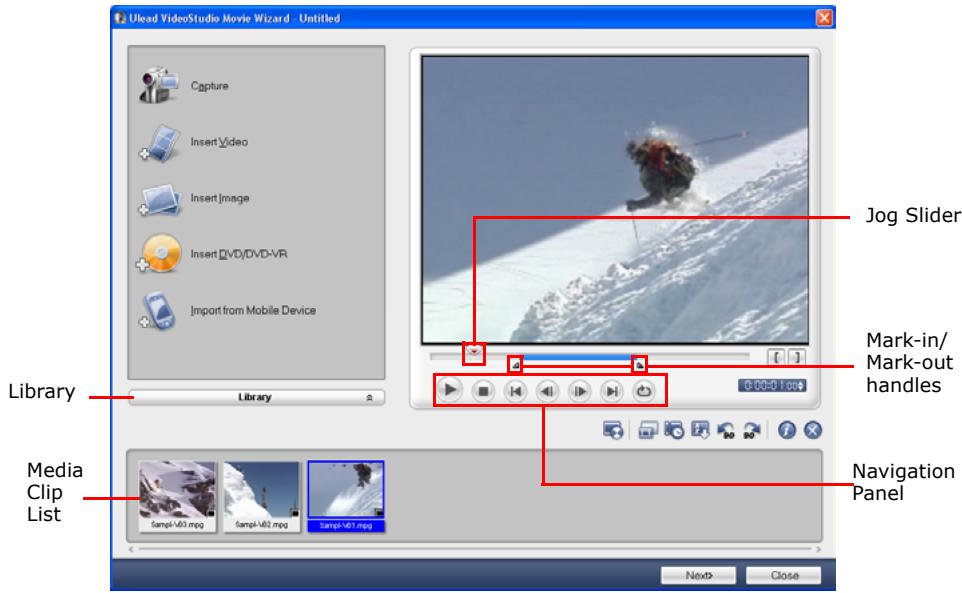 ULEAD VIDEOSTUDIO 10 PLUS - To add video and images: - 6