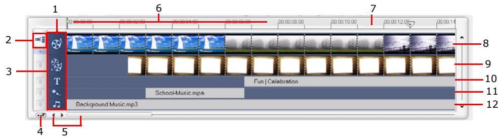 ULEAD VIDEOSTUDIO 10 PLUS - Timeline View - 1