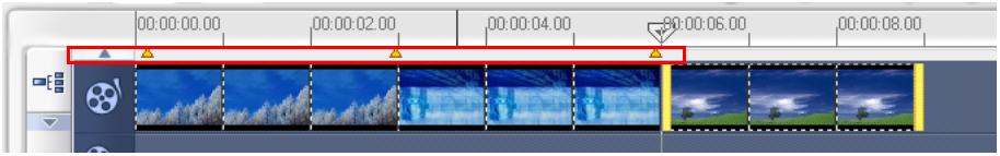 ULEAD VIDEOSTUDIO 10 PLUS - Adding chapters using Chapter Point Bar - 1