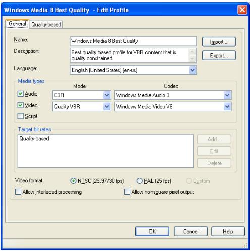 ULEAD VIDEOSTUDIO 10 PLUS - To edit and customize a profile: - 2