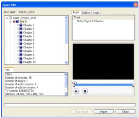 ULEAD VIDEOSTUDIO 10 PLUS - To import from DVD/DVD-VR: - 1