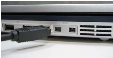 ULEAD VIDEOSTUDIO 10 PLUS - Connecting the camcorder to the IEEE-1394 interface - 5