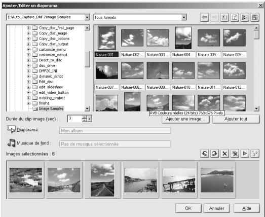ULEAD DVD MOVIEFACTORY 2 - Ajouter un diaporama : - 2
