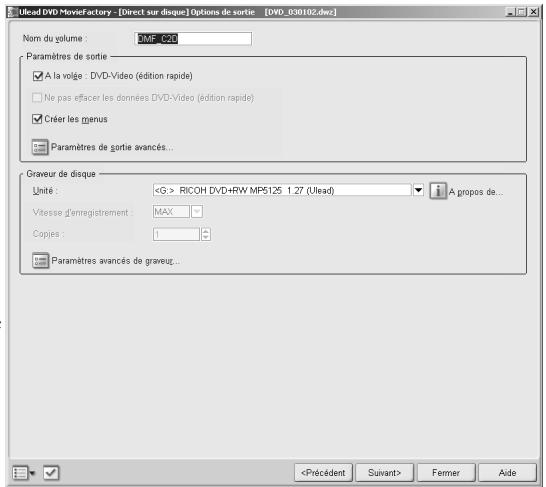 ULEAD DVD MOVIEFACTORY 2 - Remarques : - 2