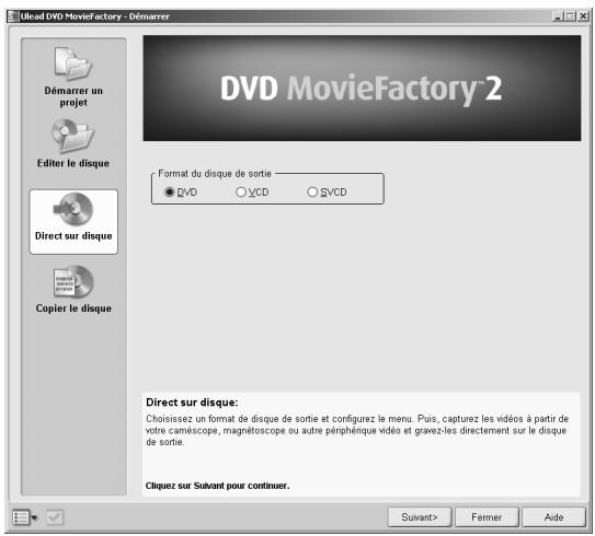 ULEAD DVD MOVIEFACTORY 2 - Remarques : - 1
