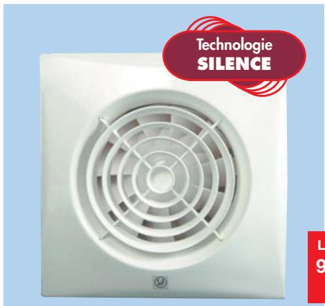 UNELVENT AÉRATEURS VMP SILENT - Série SILENT 100 - 6