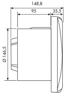 UNELVENT AÉRATEURS VMP SILENT - Dimensions (mm) - 2