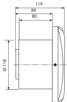 UNELVENT AÉRATEURS VMP SILENT - Dimensions (mm) - 1