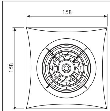 UNELVENT AÉRATEURS VMP SILENT - Dimensions (mm) - 1