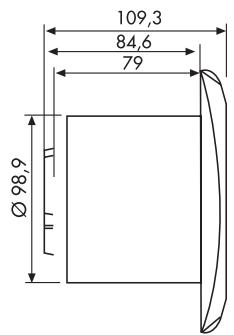 UNELVENT AÉRATEURS VMP SILENT - Dimensions (mm) - 2