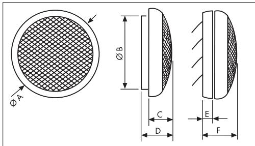 UNELVENT HCM - Dimensions (mm) - 1
