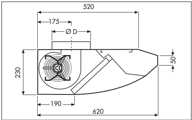 UNELVENT KARA - Dimensions (mm) - 1