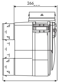 UNELVENT SANIGEM HYGRO - Dimensions (mm) - 2