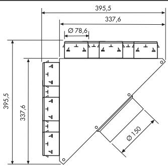 UNELVENT VMC DOUBLE FLUX HAUT RENDEMENT AKOR HR - - Repartiteur AKOR 10 piquages - 5