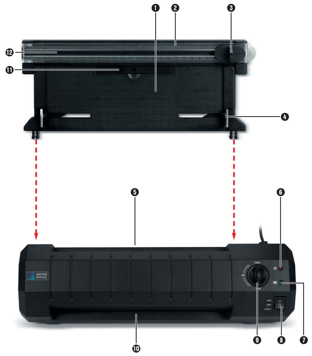 UNITED OFFICE ULG 350 A1 LAMINATOR - 1