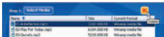 AIPTEK POCKET DV 6800 - Bestanden verwijderen - 1