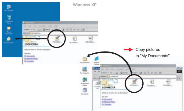 AIPTEK POCKET DV 6800 - Drag the target file into My Documents or the destination folder. - 1