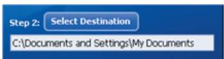 AIPTEK POCKET DV 6800 - Steg 2: Välj destination - 1