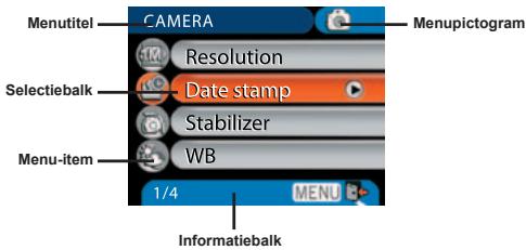 AIPTEK POCKET DV 6800 - Afbeelding menu - 1