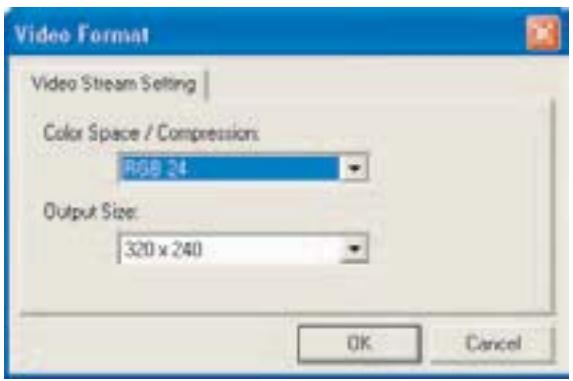 AIPTEK POCKET DV 8800 - Configuration des options de format - 1
