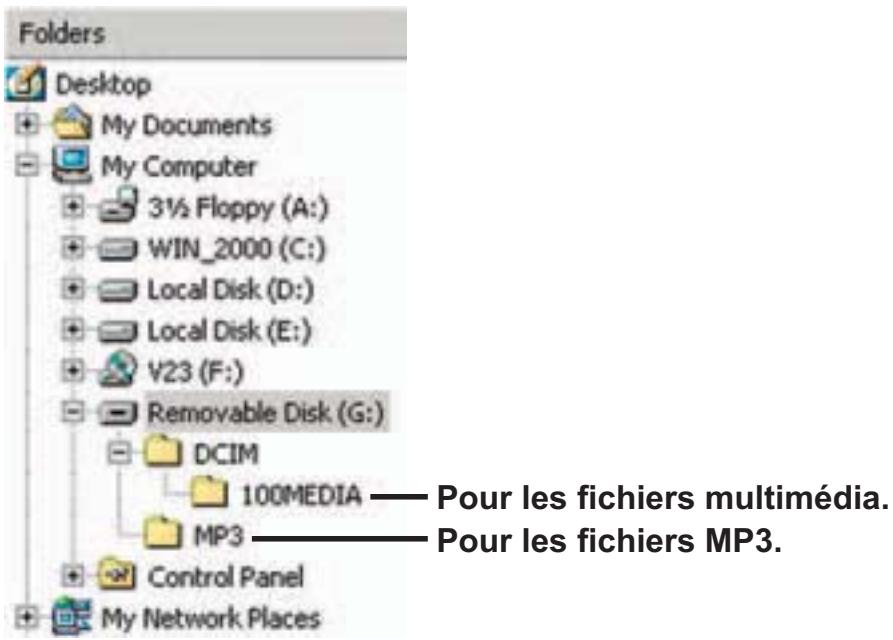 AIPTEK POCKET DV 8800 - Emplacement des fichiers - 1