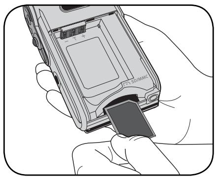 AIPTEK POCKET DV 8800 - Insérer une carte mémoire (facultatif) - 2