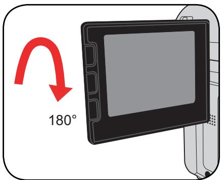 AIPTEK POCKET DV 8800 - Faites tourner le moniteur LCD. - 2