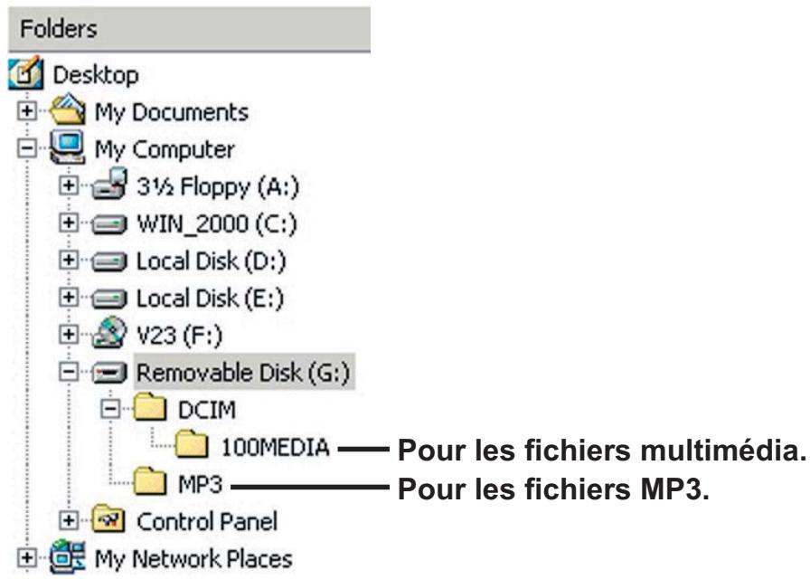 AIPTEK POCKET DV T100 - Emplacement des fichiers - 1